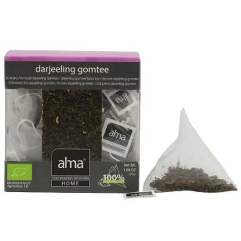 Alma Home Te Darjeeling Infusion 15Piramides. Eco Vegan