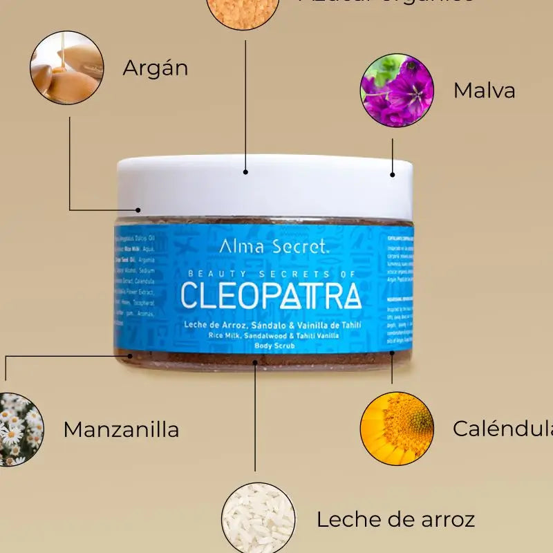 Alma Secret Cleópatra Leite de Arroz Esfoliante com Sândalo e Baunilha