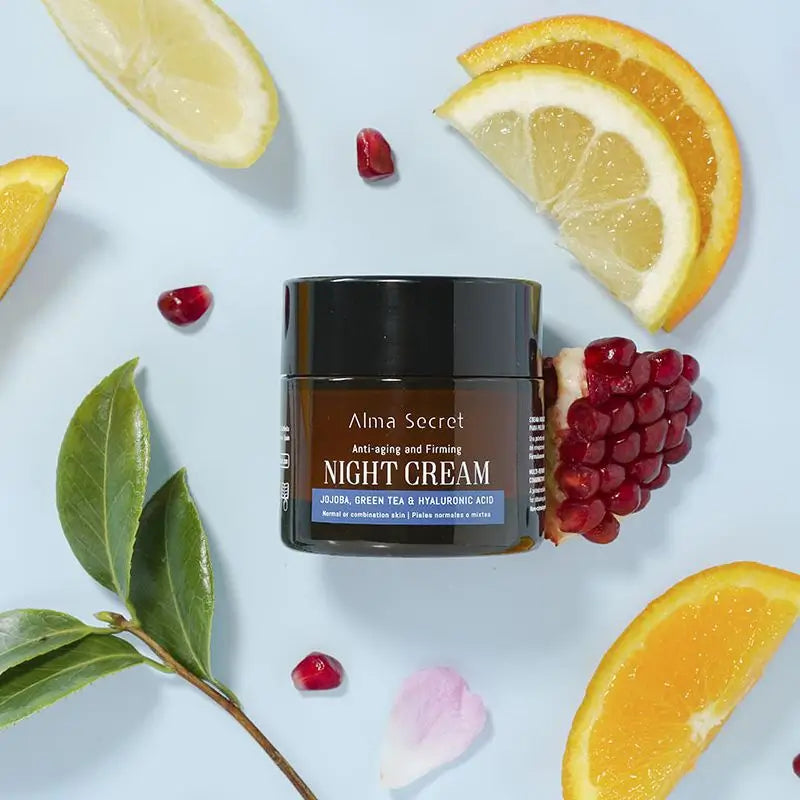 Alma Secret Anti-Ageing Night Repair Jojoba, Chá Verde e Hialurónico