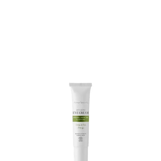 Alma Secret Anti-Ageing Eye Contour Tube Abacate, Chá Verde e Cafeína