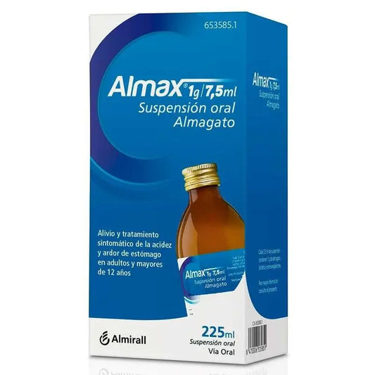 Almax 1 g/7,5 ml Suspensão oral 225 ml