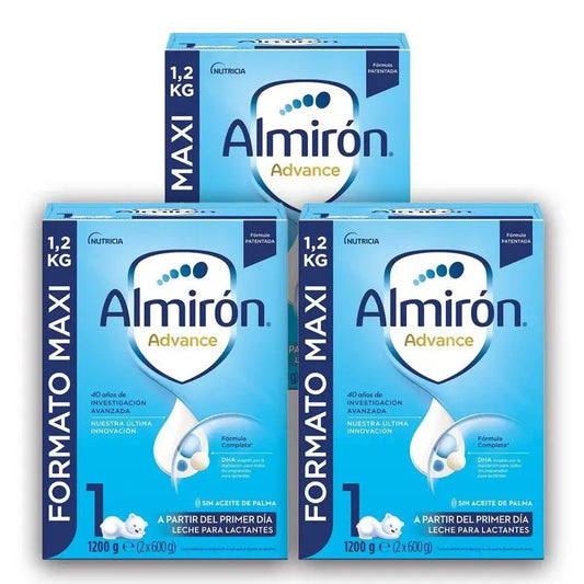 Almirón Advance 1, Leche De Inicio A Partir Del Primer Día, 3 X 1200g