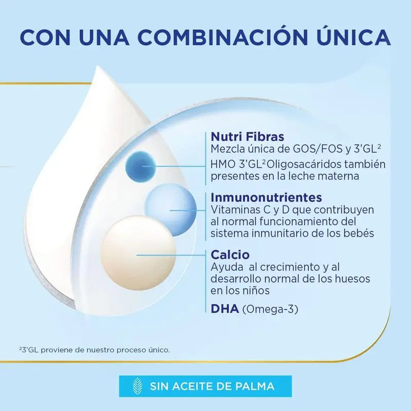 4 X Almiron Advance 4, Leite em pó para bebés a partir de 24 meses, 800g