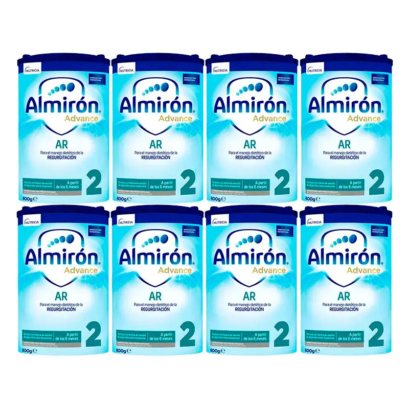 Almiron Advance Ar2, Fórmula Anti-Regurgitação para Bebés, A partir dos 6 Meses , 8 x 800 gramas