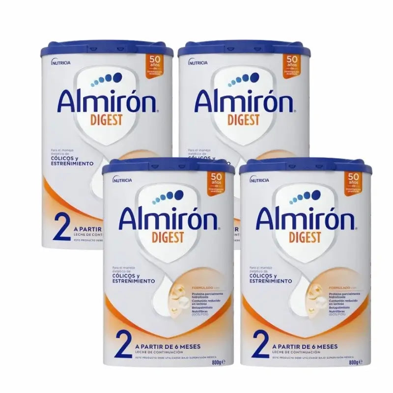 Almiron Advance Digest 2 Leite em pó, a partir de 6 meses , 4 x 800 gramas