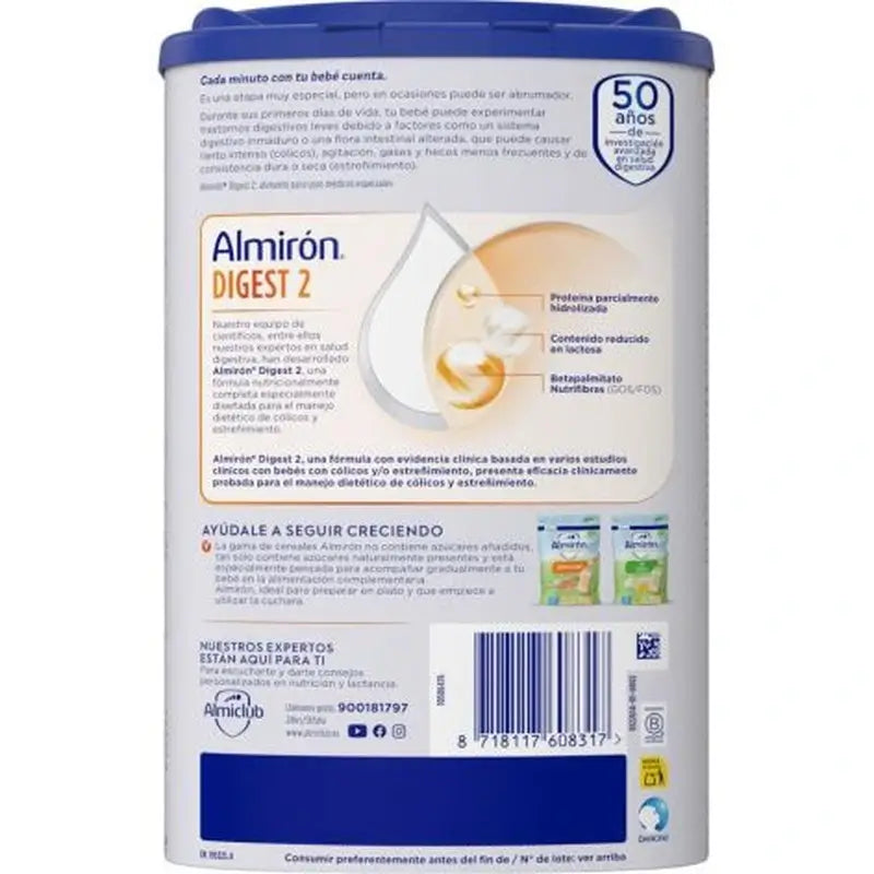 Almiron Advance Digest 2 Leite em pó, a partir de 6 meses , 4 x 800 gramas