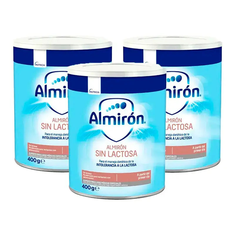 Almiron Sem Lactose , 3 x 800 gramas