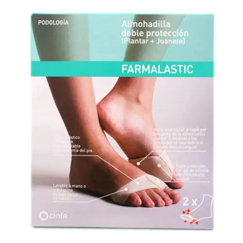 Farmalastic Almohadilla Doble Proteccion(Planta y Juanete) Talla-M