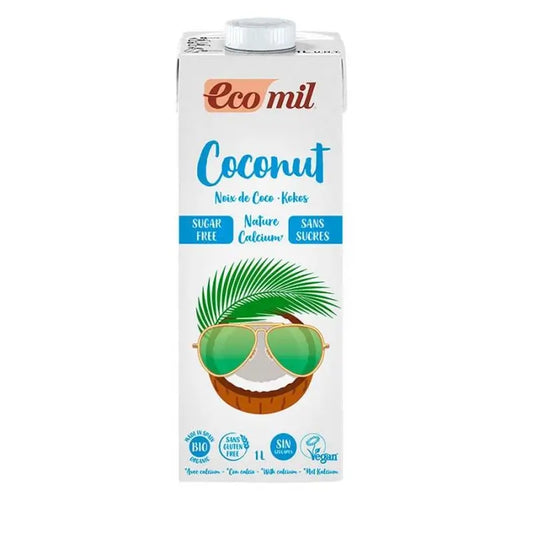 Almond Ecomil Bebida De Coco Nature Con Calcio 1Lt. S/A