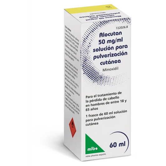 Alocutan 50 mg/ml Minoxidil Skin Spray Solution 1 frasco, 60 ml