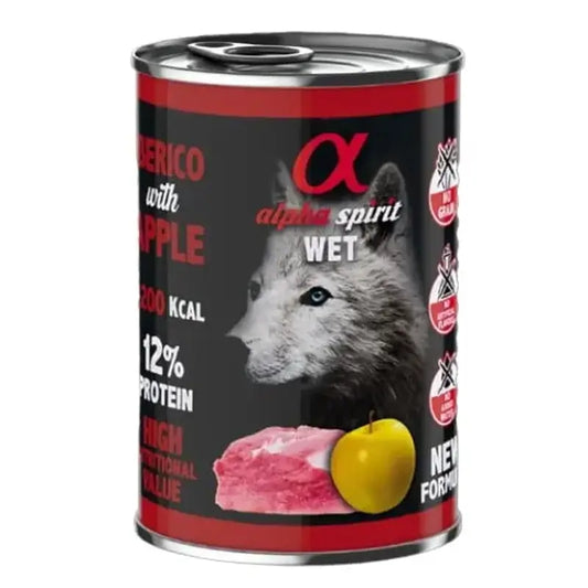 Alpha Spirit Alpha Spirit Alpha Spirit Canine Pork w/Yellow Apple. Lata 6X400Gr