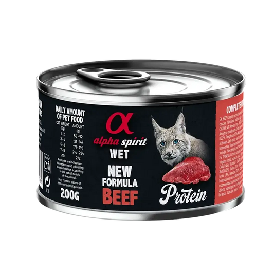 Alpha Spirit Alpha Spirit Feline Veal Canned Box 6X200Gr