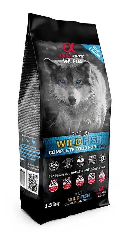 Alpha Spirit Canine Adult Pescado 1,5Kg, pienso para perros