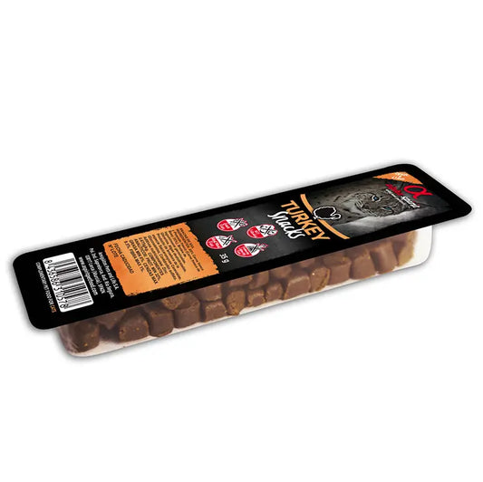 Alpha Spirit Feline Snack Pavo Caja 16X35Gr, comida húmeda para gatos