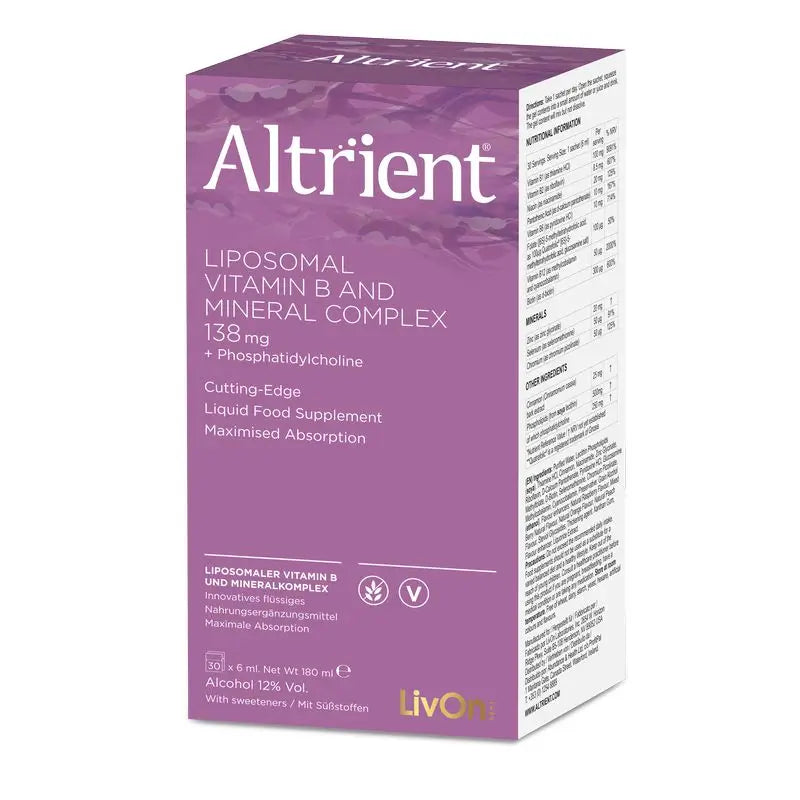 Altrient B Vitamina B Complexo de Minerais, 240 gramas