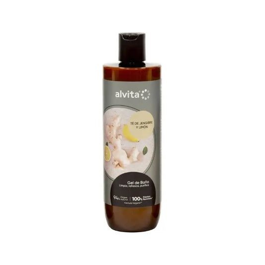 Alvita Gel Baño Té Jengibre Y Limón, 400 ml