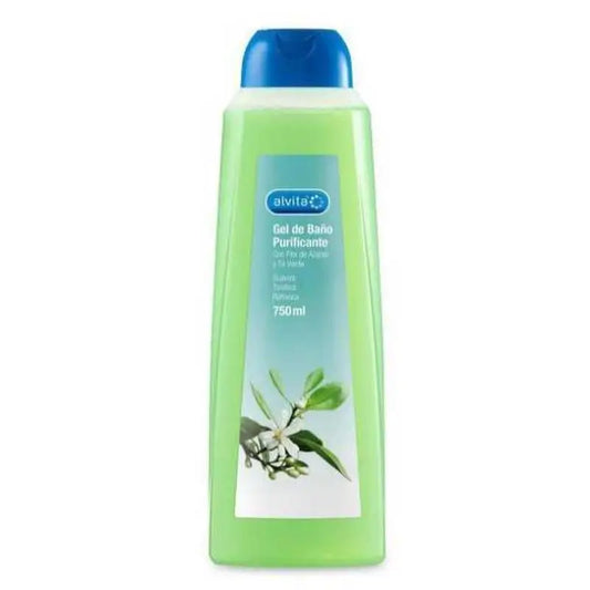 Alvita Gel De Baño Purificante (Té Verde), 750 ml