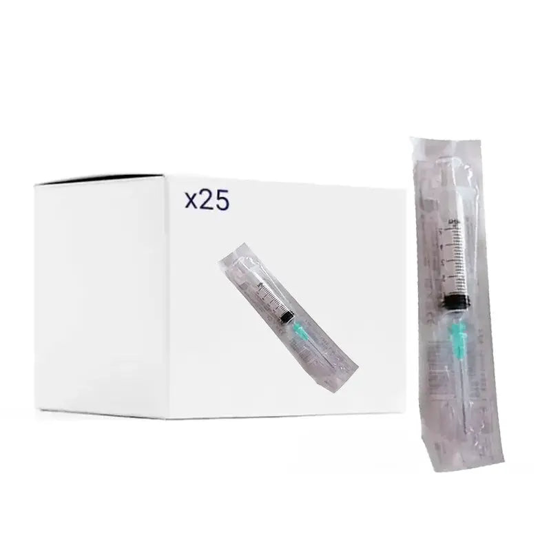 Alvita Pack Seringa com Agulha Estéril 5 Ml (0,8X40Mm), 25 unidades.