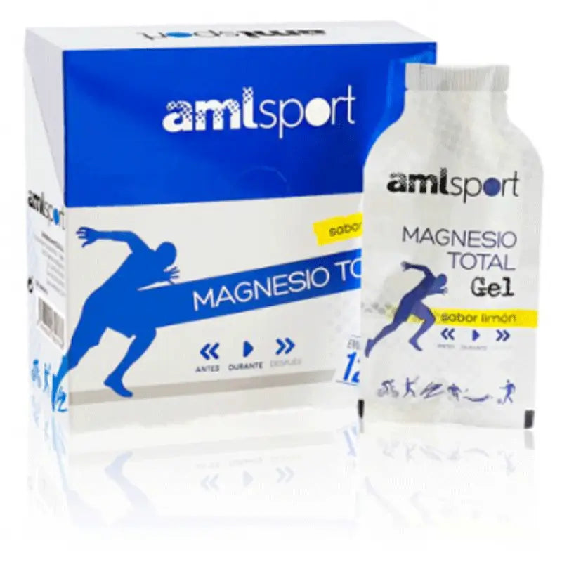 Ana María Lajusticia Sport Magnesio Total Gel Sabor Limón 12 sobres x 20 ml