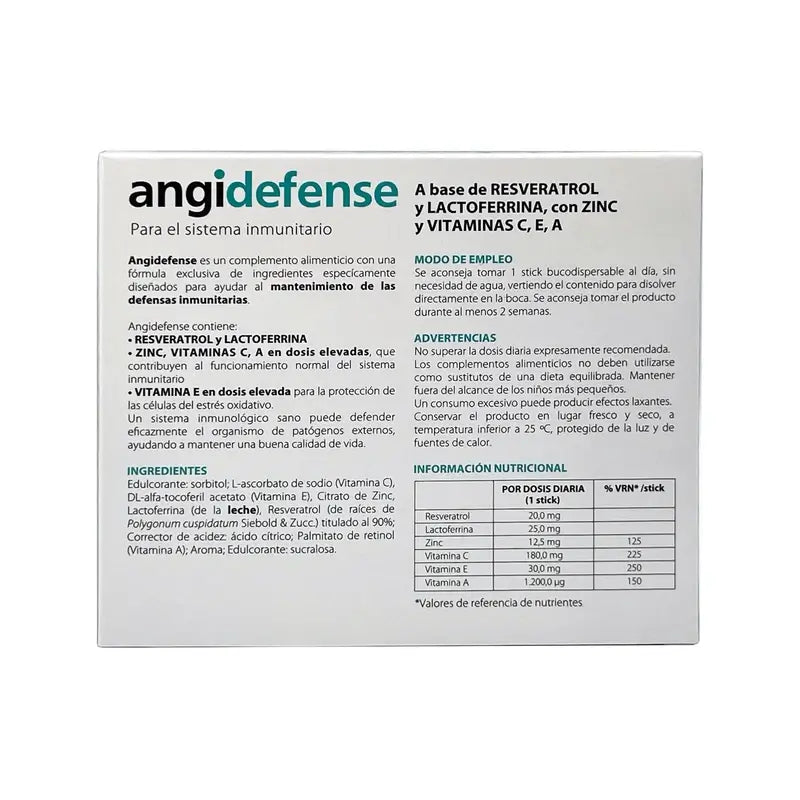 Angidefense Sticks , 12 saquetas 1,8 g