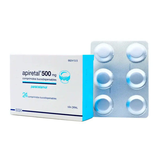 Apiretal 500 mg, 24 Comprimidos Bucodispersables