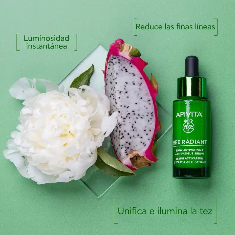 APIVITA Bee Radiant Serum Luminosidad y Antifatiga con Peonía Blanca y Propóleo Patentado