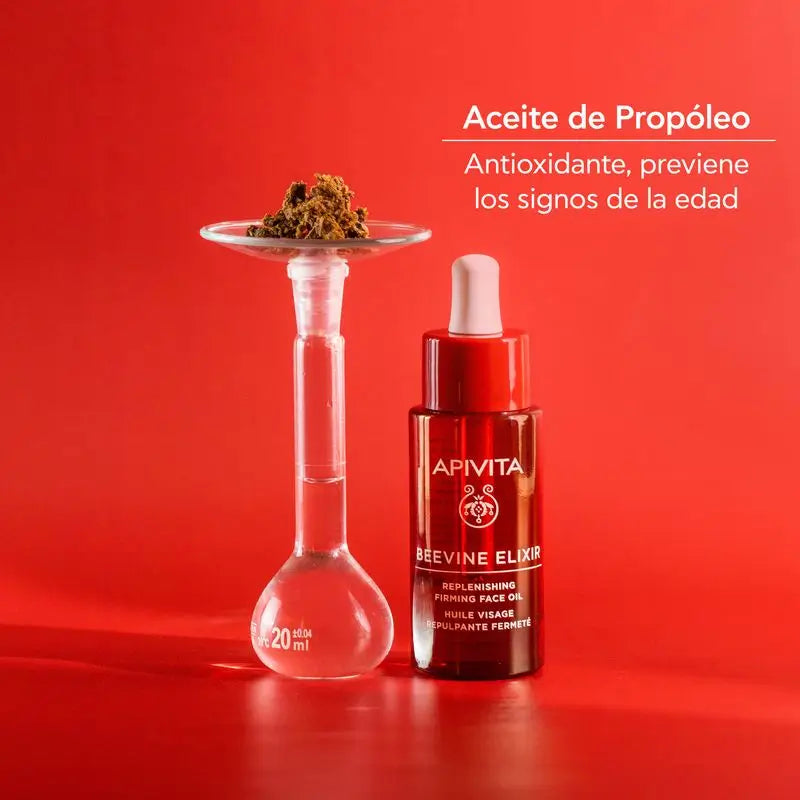 Apivita Beevine Elixir Aceite Facial Revitalizante – Reafirmante – Antiarrugas , 30 ml