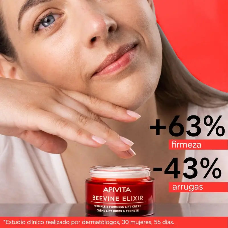 Apivita Beevine Elixir Crema Facial Contornos Más Definidos Y Hidratación , 50 ml