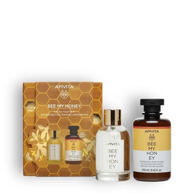 Apivita Box - Eau De Toilette + Bee My Honey Gel 250Ml, 2 unidades