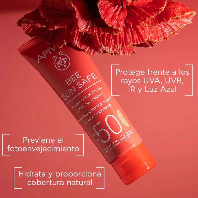 APIVITA Hydra Fresh Gel-Creme SPF 50 com Cor 50 ml