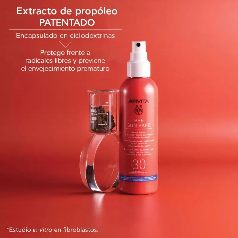 APIVITA Hydra Melting Spray Ultra Ligeiro SPF 30 200 ml