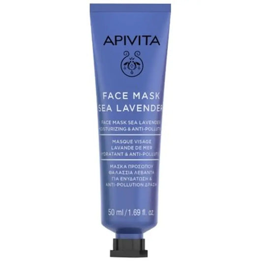 Apivita Mascarilla Facial Hidratante Antipolución Con Lavanda De Mar , 50 ml