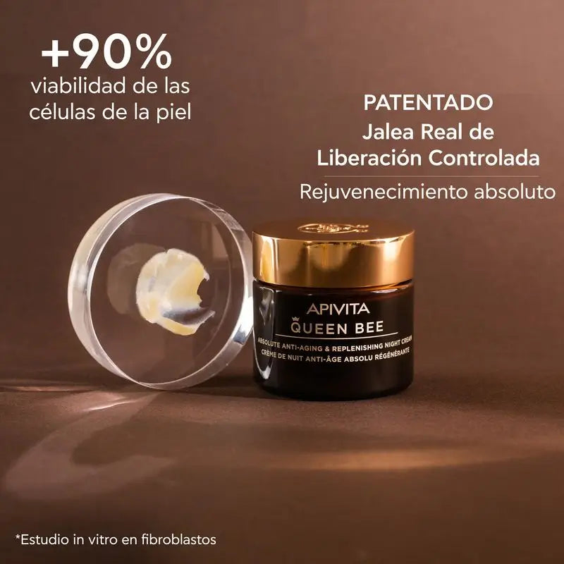 APIVITA Queen Bee Crema de Noche Reconstituyente Antiedad Absoluto 50 ml