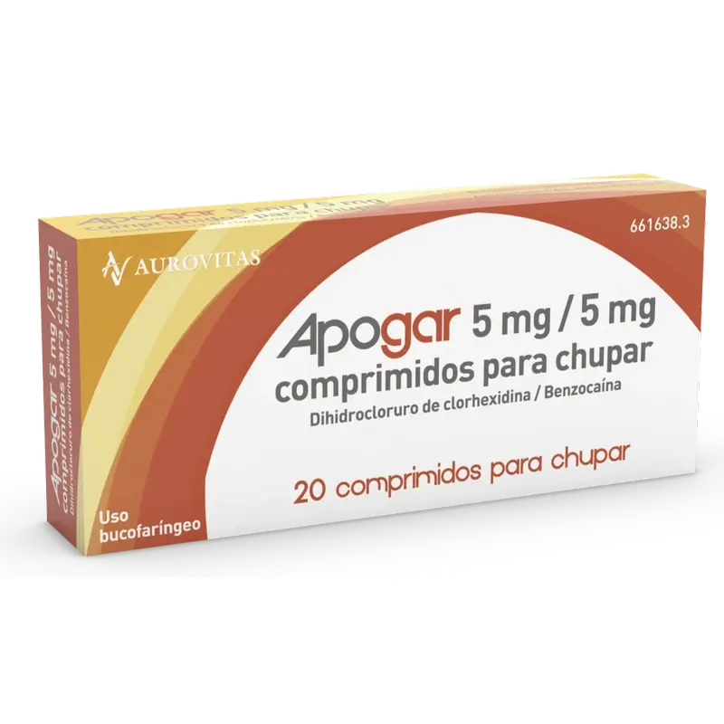 Apogar 20 comprimidos de sucção