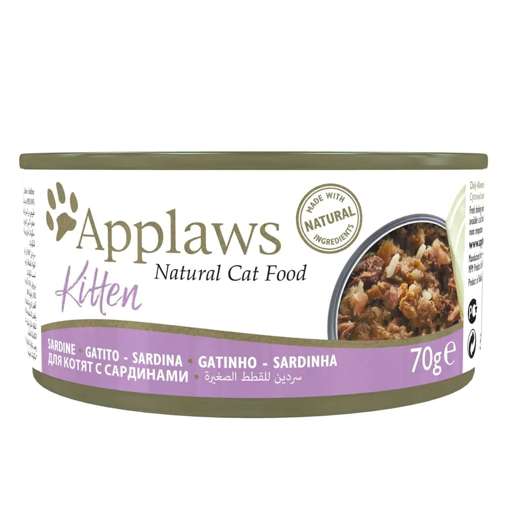 Applaws Cat Lata Kitten Sardina 24X70Gr