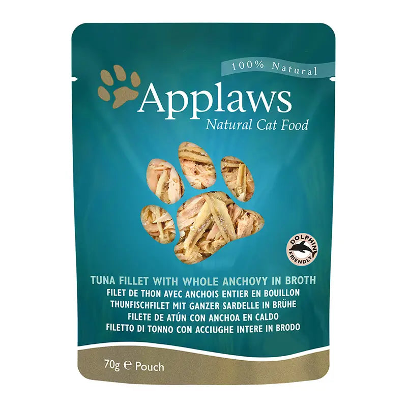 Applaws Cat Sobre Atun Con Anchoa Entera 12X70Gr