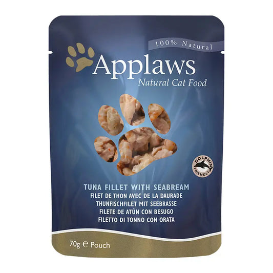 Applaws Cat Sobre Atun Y Besugo 12X70Gr