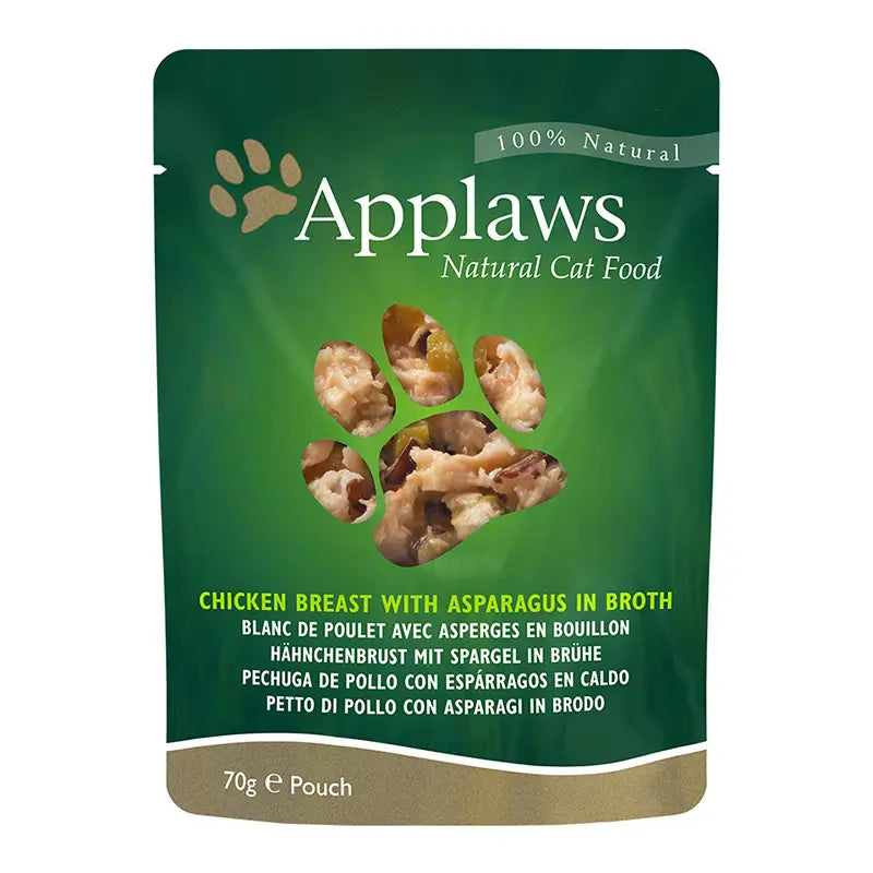 Applaws Cat Sobre Pollo Con Esparragos 12X70Gr