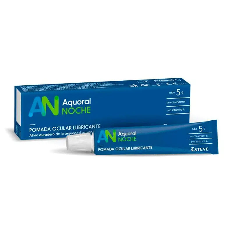 Aquoral Noche Pomada Ocular Lubricante, 5 gr