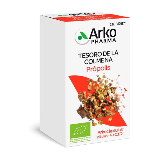 Arkocápsulas Propolis Bio 40 Cápsulas Arkopharma