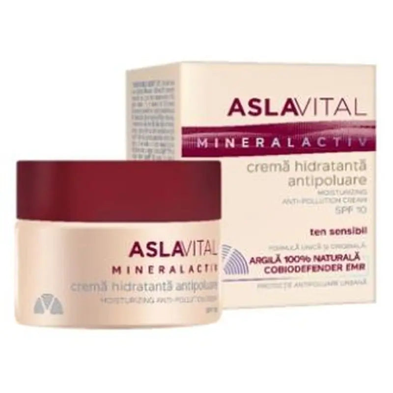 Asla Vital (Dra. Ana Aslan) Crema Hidratante Anticontaminacion Fps 10 50Ml.