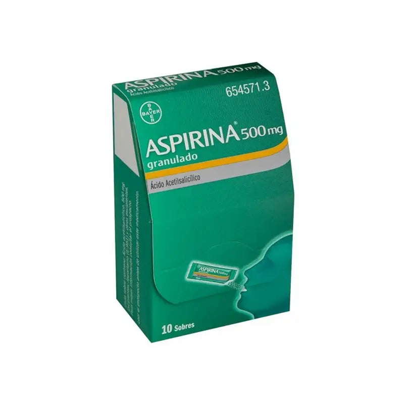 Aspirina Granulado 500 mg 10 Sobres