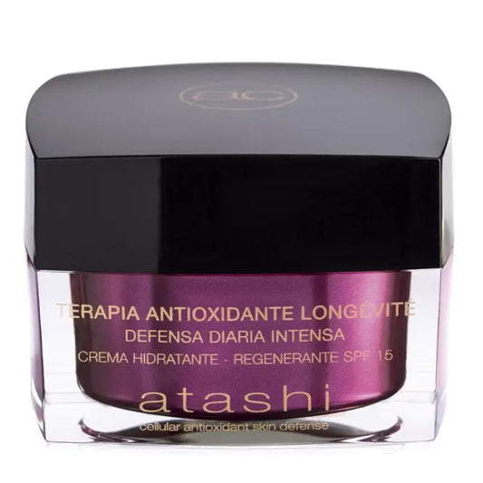 Atashi Creme Hidratante Regenerador Antioxidante Spf15 50 Ml