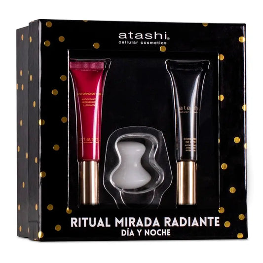 Atashi Radiant Look Ritual Eye Contour Anti-Aging Anti-Oxidant Duo Chest