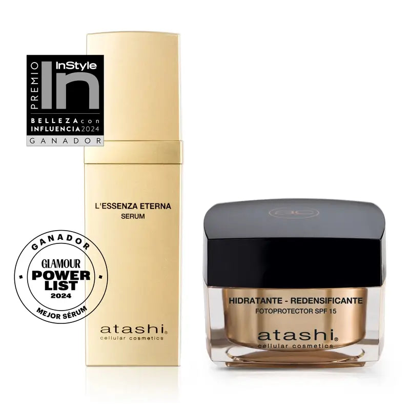 Atashi Ritual Eternal Youth Toiletry Bag Anti-Ageing Serum Creme Hidratante Redensificante, 80 ml