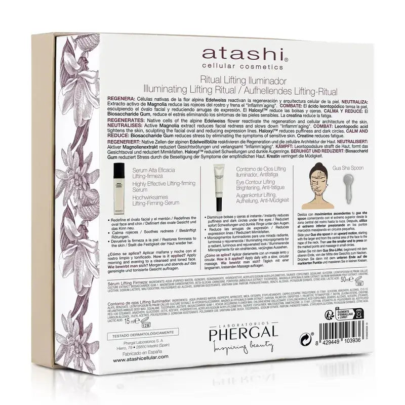 Atashi Firming & Brightening Serum Lifting + Brightening Eye Contour Box