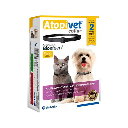 Atopivet Collar 35Cm Perros y Gatos Hasta 10Kg,  1Ud