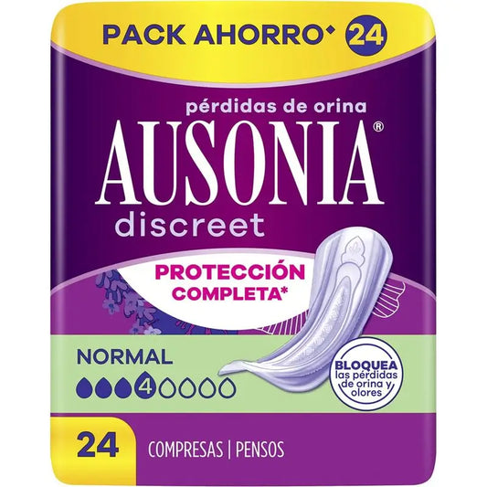 Ausonia Discreet Urine Loss Pads , 24 unidades