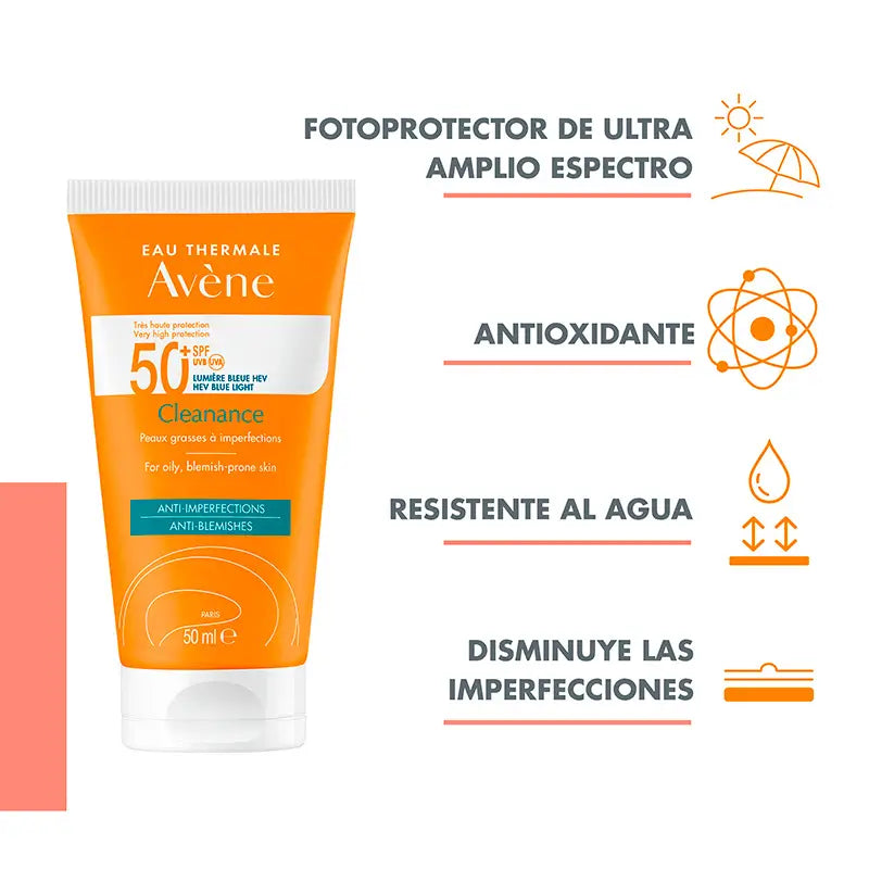 Avene Cleanance Solar SPF 50+