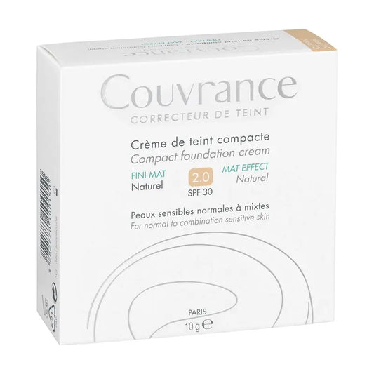 Avene Couvrance Compact Creme Natural Fosco Fosco